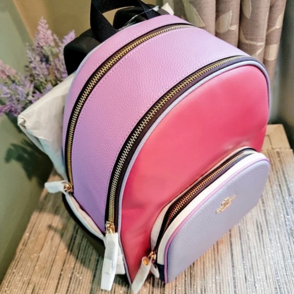NWT Coach Color Block Backpack - Picture 5 of 13